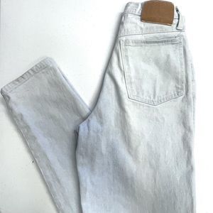 Mom Jeans Vintage ZENA High Rise Tapered Leg Acid Light Wash